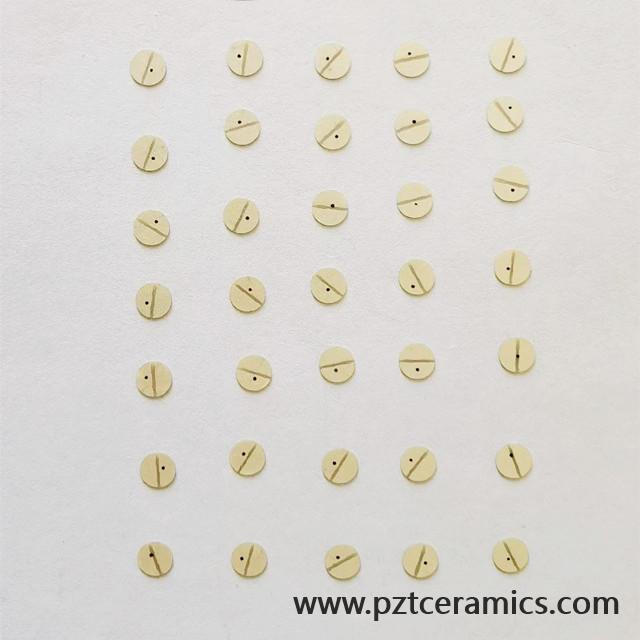 Piëzo keramische schijf ultrasone sensorelement aangepaste product PZT -schijf